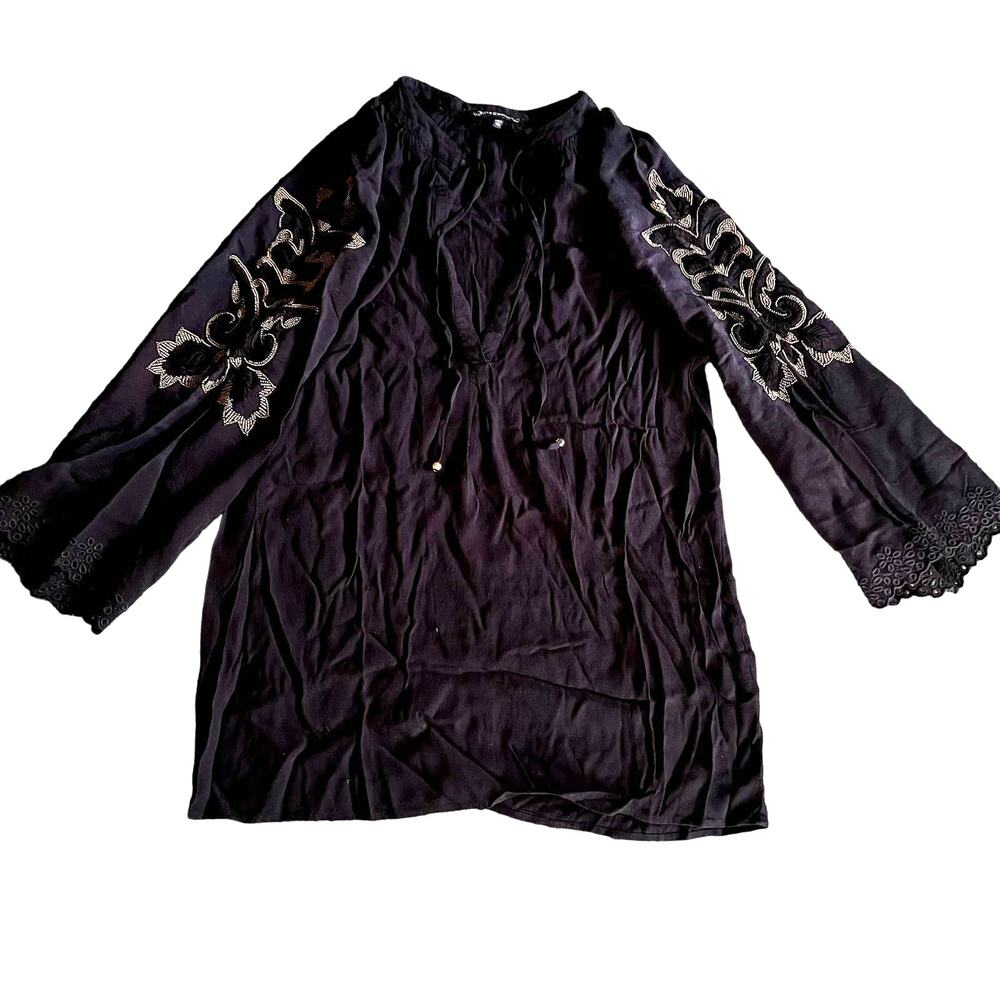 vintage y2k Juicy Couture Bell Sleeve Tunic Sz S